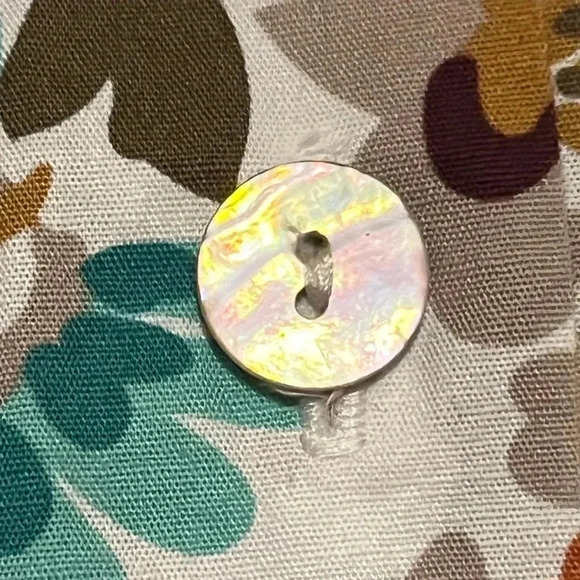 Tyler Boe Women's Sz 14 Paisley Button Down Collared Blouse - Picture 3 of 6